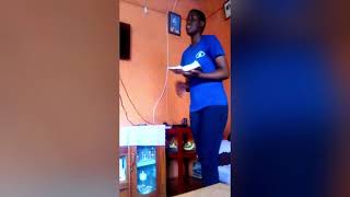 Youth chairlady Ukwala church message [upl. by Lathan]