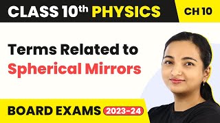 Terms Related to Spherical Mirrors  Light  Reflection And Refraction  Class 10 Physics [upl. by Sanfred474]