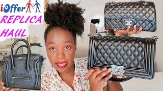 iOFFER REPLICA HANDBAG HAUL 2018  IS iOFFER A SCAM iOFFER REVIEW [upl. by Esereht]