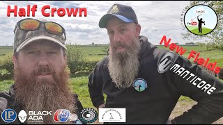 Half Crown on the New Pasture  Metal detecting uk  Fun out detecting [upl. by Aretak]