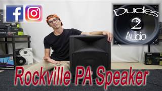 Rockville Pa Speakers Junk Whats inside [upl. by Aeslehc781]