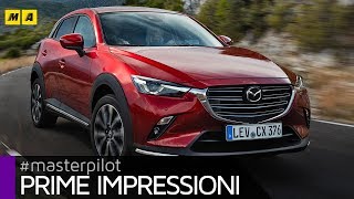 Mazda CX3 2018  Restyling e nuovo motore diesel 18 SkyactivD [upl. by Dalenna]