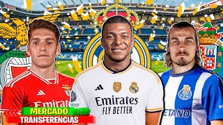 10 TRANSFERENCIAS CONFIRMADAS  RUMORES 2324 Mbappe Real MadridRolheiser BenficaSoyuncu Porto [upl. by Joseito937]