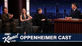 Cillian Murphy Emily Blunt amp Robert Downey Jr on Making Oppenheimer Oscar Nominations amp Matt Damon [upl. by Moritz]