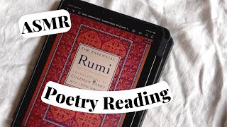 ASMR Relaxing Whispered Poetry Reading  The Essential Rumi [upl. by Nicholson967]