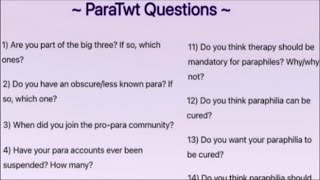 Paratwt Questions [upl. by Humphrey743]