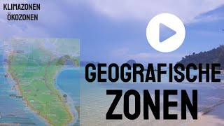 Geografische Zonen  ein Überblick für Oberschule  Geograpische Zonen  Geographie  Erdkunde [upl. by Aerol]