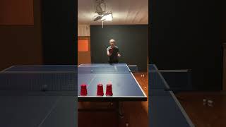 Uncle with 1 year of pingpong experience is practicing his Seemiller hitting technique [upl. by Winsor]