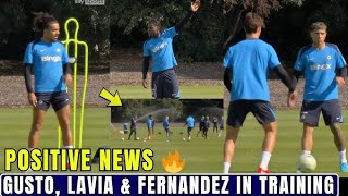 Gusto Lavia and Fernández Return to Chelsea Training Ahead of Key Fixtures✅🔥🔥 [upl. by Ellingston743]