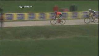 Cancellara wins ParisRoubaix 2010  Highlights in Dutch [upl. by Hasseman]