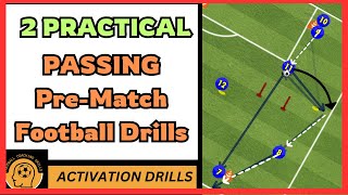 PASSING COMBINATION Football Drills  Soccer Drills U7 U8 U9 U10 pre match professional [upl. by Gaither9]