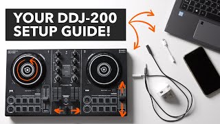 Getting started with the Pioneer DJ DDJ 200  Beginners Set Up Guide [upl. by Aninaj]