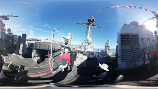 USS Princeton Tour 360 Ticonderogaclass cruiser [upl. by Figge]