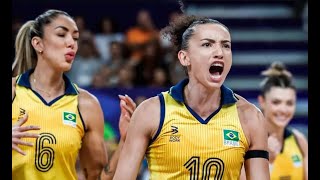 BRASIL X ESTADOS UNIDOS AO VIVO  VOLEI FEMININO SEMIFINAL OLIMPIADAS PARIS 2024  COMENTÁRIOS [upl. by Ylimme]