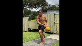 Day 355 FitPro Hawaii Workout1216 kg Kettlebell Reverse Lunge OrbitMay 7 2021 1108 am [upl. by Akinajnat]