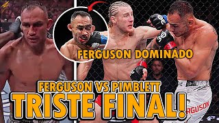 LAMENTABLE DERROTA de TONY FERGUSON vs PADDY PIMBLETT en UFC 296  TRISTE DESEMPEÑO de TONY FERGUSON [upl. by Evadne]