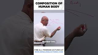 Composition of Human Body drnajeeb drnajeeblectures shortvideo youtubeshorts [upl. by Lugo425]