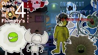 One Nights at Flumptys 4 FanMade Resurrection  All Jumpscare Dump [upl. by Nosyd]