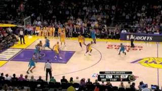 NBA Playoffs 2011 New Orleans Hornets Vs LA Lakers Game 2 Highlights [upl. by Asiul]