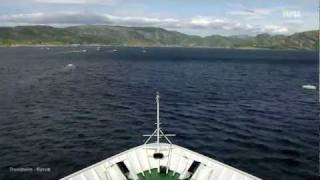 Hurtigruten Minutt for Minutt  the complete voyage in 37 minutes [upl. by Arbed]