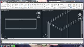 AutoCAD 2013  3D Modeling Basics  Adjustable Cabinet Part 1  Brooke Godfrey [upl. by Hedwiga]