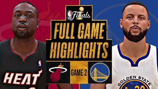 ‘13 HEAT at ‘16 WARRIORS  FULL GAME 2 HIGHLIGHTS [upl. by Daggna217]