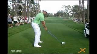 Henrik Stenson  The Masters practice round [upl. by Whit]