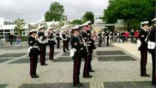 Marinierskapel Taptoe Marinedagen 8 juli 2012 Den Helder Netherlands Navy Days Marine Band [upl. by Niro]