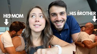 FLYING 4000 MILES TO SURPRISE MY HUSBANDS FAMILY IN ITALY [upl. by Eisoj]