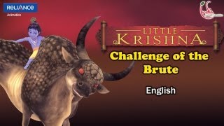 Little Krishna English  Episode 8 Challenge Of The Brute [upl. by Aeirdna107]