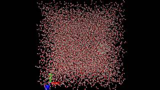 Molecular dynamics simulation of polycaprolactone in water [upl. by Eelaroc]