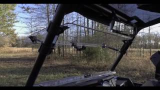 UTV Scratch Resistant Flip Windshields  SuperATV [upl. by Attennyl]