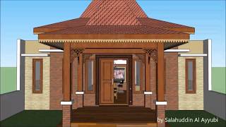 DESAIN RUMAH JOGLO MINIMALIS [upl. by Angele143]