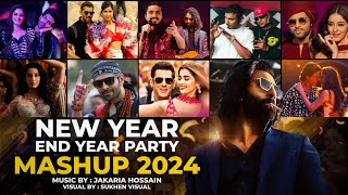 New Year amp End Year Party Mashup 2024  VDj Jakaria  Happy New Year 2024 [upl. by Eimmak]