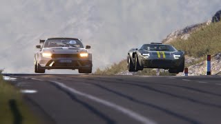 NEW Ford Mustang GTD 2024 vs Ruffian GT40 vs Ferrari 488 GTB at Highlands [upl. by Arhez]