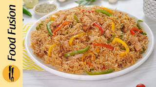 Restaurant Style Chicken Fajita Rice Recipe by Food Fusion [upl. by Bergquist]