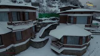 Auli in February 2024 Auli in Winters Auli Holidays Auli Snowfall 2024 Best place to see in Auli [upl. by Roban]