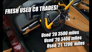 USED CORVETTE PRICE DROP FRESH C8 TRADES WITH RICK CONTI [upl. by Aikrahs]