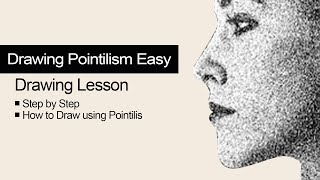 Drawing Pointilism Tutorial Easy [upl. by Sufur677]