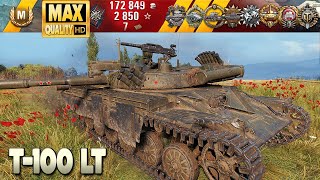 T100 LT Scout dominates quotFishermans Bayquot  World of Tanks [upl. by Drofnil]