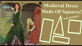 EASY MEDIEVAL PEASANT DRESS AND CHEMISE [upl. by Levin770]