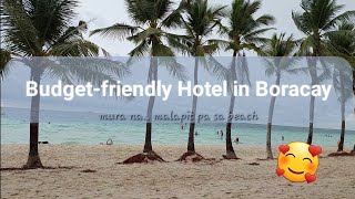 Affordable Beachfront Hotel in Boracay  Eurotel beach travel [upl. by Htebzil]