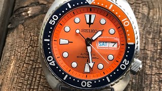 Seiko srpc95 orange turtle [upl. by Alra901]