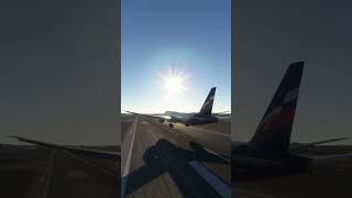 Butter Landing with PMDG 777 300ER short [upl. by Ellehcrad729]