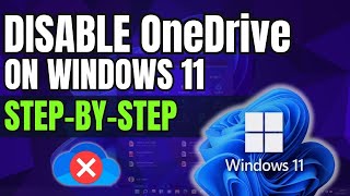 How To Disable OneDrive On Your Windows 11  Stop Syncing Folders in OneDrive 2024 [upl. by Asteria]