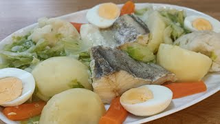 Cozido de bacalhau simples fácil e saudável receita tipicamente portuguesa [upl. by Rotceh]