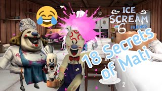 Ice Scream 6 Mati 18 secrets [upl. by Idelia]