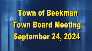 Beekman Town Board 9 24 24 [upl. by Euk366]