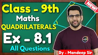 Class  9th Ex  81 Q1 Q2 Q3 Q4 Q5 Q6 Q7 Quadrilaterals Maths New NCERT CBSE GREENBoard [upl. by Sublett175]