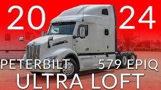 Peterbilts Biggest Cabin Available  The 2024 Peterbilt 579 EPIQ Ultra Loft Edition [upl. by Bonnice]